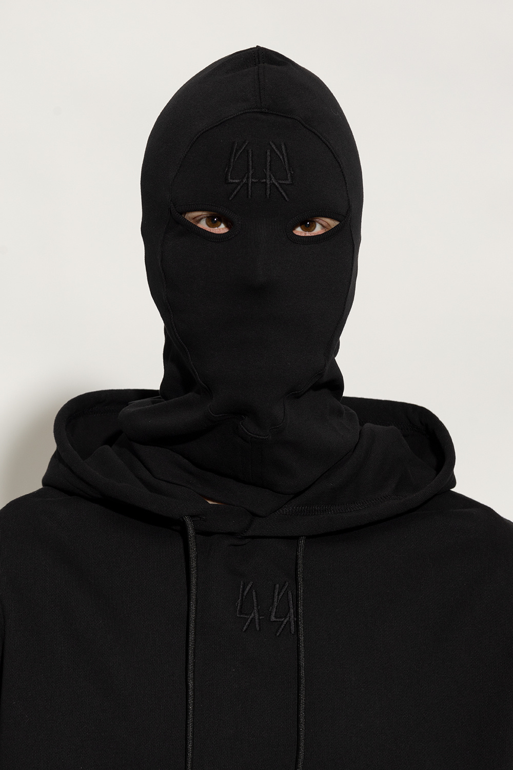 【関税込み】Youths in Balaclava ブラック コットン フーディ 1.jpg